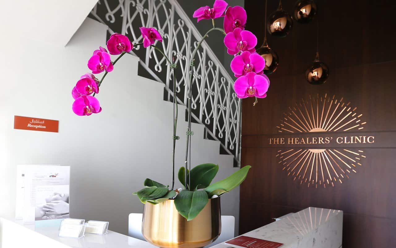 Healers Clinic Reception - Welcoming modern healthcare facility