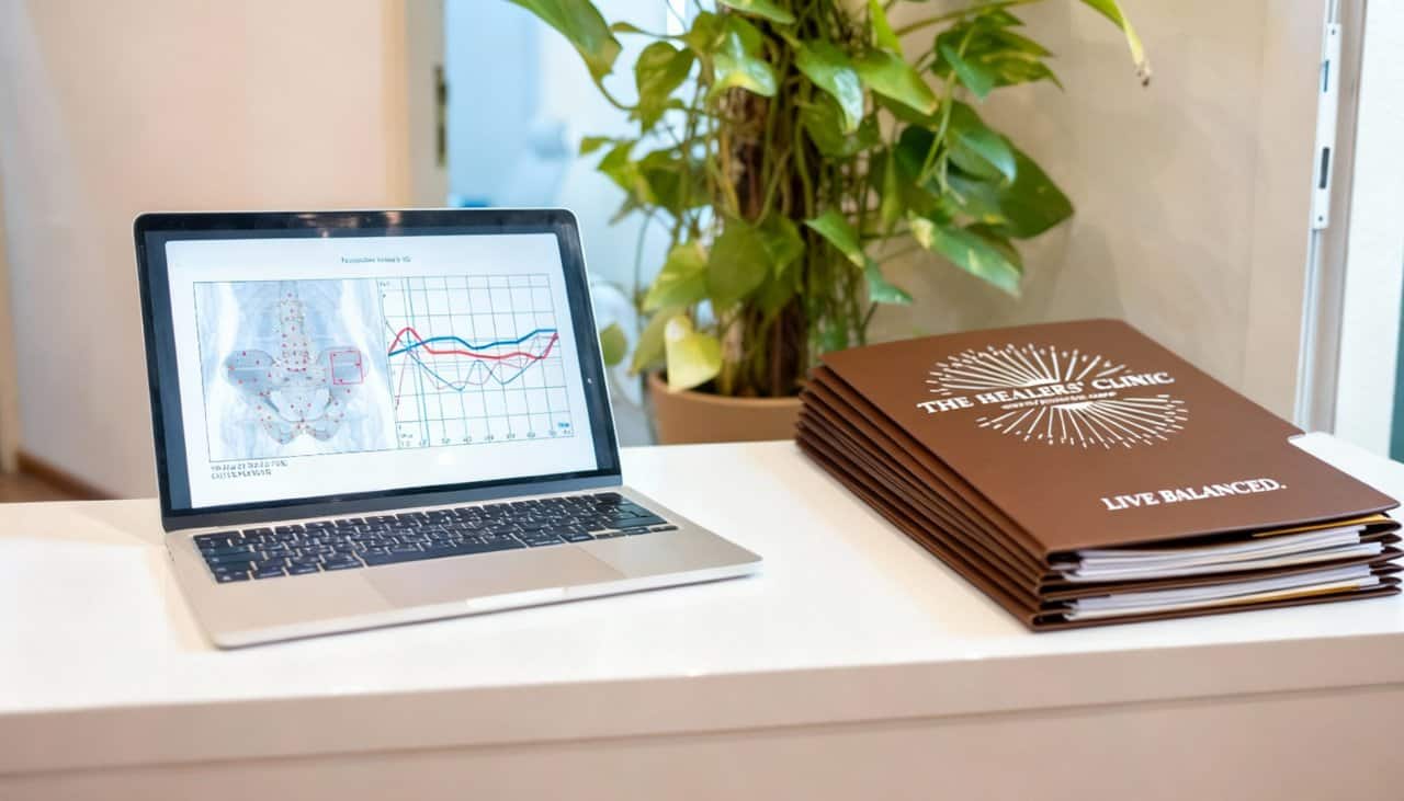 Holistic interpretation of lab results with laptop data analysis